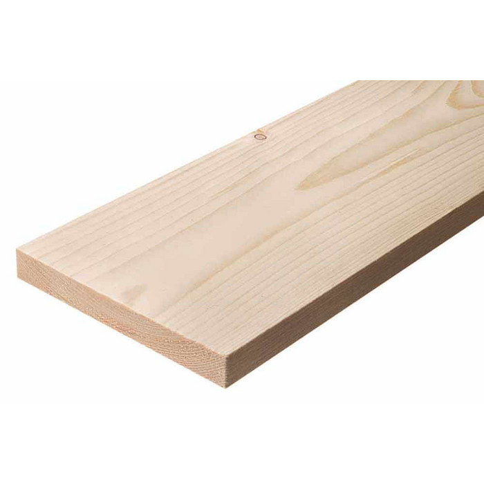 Доска сухая строганная 18х90х3000 сорт АВ